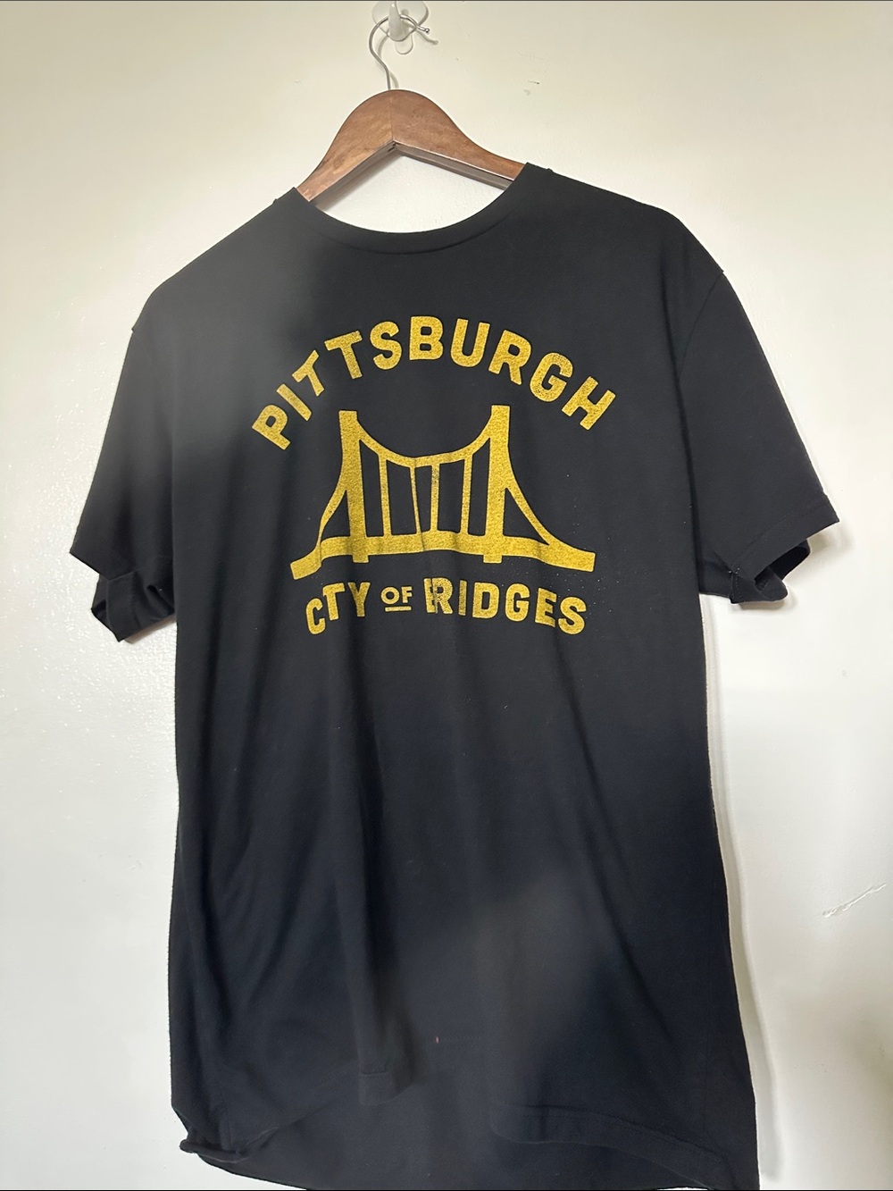 Pittsburgh City of Bridges Graphic Tee - Black & Gold